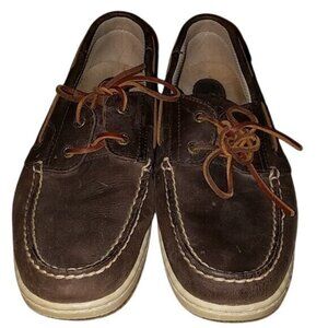G.H. Bass & Co. Boat Sailer Brown Leather Loafers Size 10